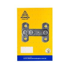 cartela fecho para janela de madeira zincado alianca