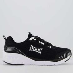 Tênis Everlast Space 2 Preto e Branco-Masculino