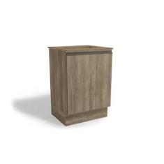 Balcão Cozinha p/Cooktop Maxxi G742 top 1 Porta c/Tampo 60cm Nogal/Nog