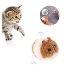 Brinquedo PET Rato Ratinho Pelúcia que vibra para Gato - ELO