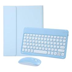 Teclado Redondo + Mouse Recarregável + Capa Para Tablet A8 10.5polegadas X200/X205