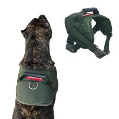 Coleira Peitoral Colete para Cachorro Grande - Tamanho G - Canadá K9 A