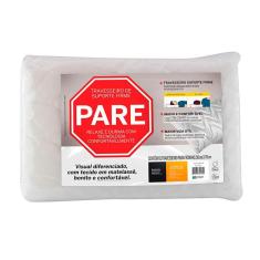 Travesseiro Fibras Siliconadas Pare c/ Suporte Firme 50x70 - Fibrasca