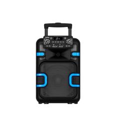 Caixa de Som Amplificada Bluetooth 850W Bomber Trolley 850 preta TWS