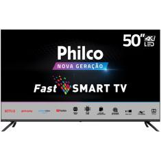 Smart Tv Philco 50" Resolução 4k Áudio Dolby - Tv Ptv50g70sblsg 4k Led