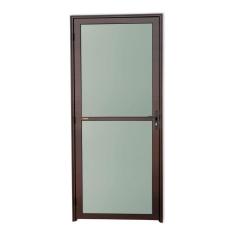 Porta Vidrão Super 25 Vidro Boreal 210cm x 90cm Brimak Corten