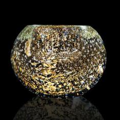 Vaso Em Cristal Murano Com Ouro 24 K - São Marcos
