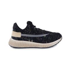 Tênis Feminino Stasy Slip On Tricot Preto - 1400P-Feminino