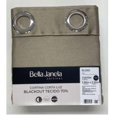Cortina Corta Luz 3,00 x 2,30 Tecido Blend Bella Janela, Duna
