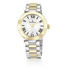 Relógio Pulso Jean Vernier Feminino Aço Bicolor Jv06854