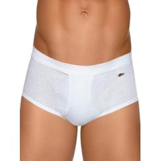Cueca Slip Zorba 185 com Abertura, Branco, G