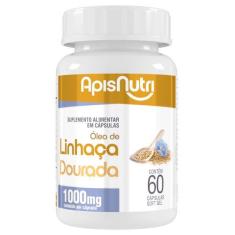 Óleo De Linhaça 1000mg 60 Cáps - ApisNutri