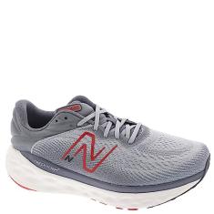 New Balance Fresh Foam X 840f V1 Tênis de corrida masculino, Alumínio cinza/vermelho verdadeiro, 41