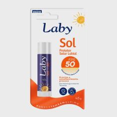 Protetor Solar Labial Laby fps 50 Stick Sem Sabor com 4,5g