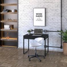 Mesa de Escritório Kuadra 2 GV Preta 90 cm - Compace