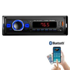 Som Automotivo Rádio FM Bluetooth Usb Sd RGB 7 Cores - RS-2605BR Roadstar