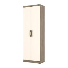 Armário Multiuso 2 Portas Margarida Henn Rústico/off White