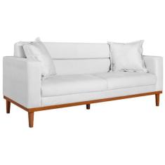 Sofá 2 Lugares Viena Suede - Amarena Móveis, Branco