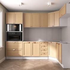 Cozinha Modulada 7 Peças sem Tampo 1 Torre 3 Aéreos 3 Balcões Arizona 