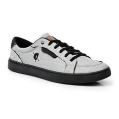 Tênis Sapatênis Masculino Cadarço Bico Redondo Dia a Dia-Masculino