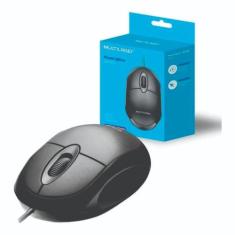 Mouse com Fio 1200DPI Cabo 120CM 3 Botões MO300 Multilaser, Preto