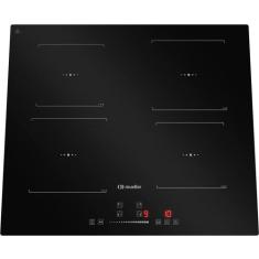 Cooktop de Indução 4 Bocas com Turbo MCN4BK Mueller, Preto, 220V