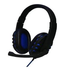 Headset Oex Gamer BIT, Preto e Azul, USB  - HS206