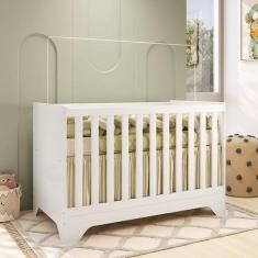 Berço Mini Cama 3 em 1 Americano 100% Mdf Liam Retrô Espresso Móveis B