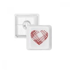 Kit de atualização para jogos com teclado mecânico PBT para dia dos namorados vermelho