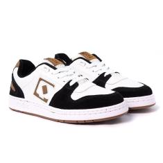 Tênis Qix Full Masculino Branco/Marrom