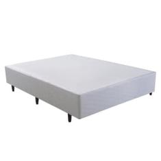 Base Box para Colchão Casal Herval Vitalle 39x138x188 cm - Cinza