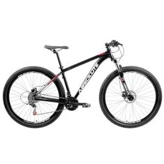 Bicicleta Aro 29 Absolute Nero 4 27V Freio a Disco Cubo K7,21,Preto Vermelho