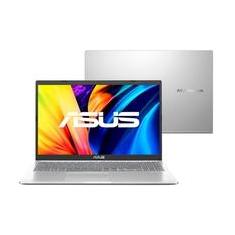 Notebook ASUS Vivobook 15 Intel Core i3-1115G4, 4GB RAM, SSD 256GB, 15.6" Full HD, Endless OS, Prata Metálico - X1500EA-EJ3665