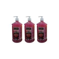 Sabonete Liquido Ouribel 1000Ml Frutas Vermelhas - Kit C/3Un