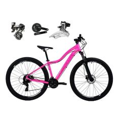 Bicicleta Aro 29 Feminina Absolute Hera Shimano Altus 24v K7 Freios Hidráulicos Suspensão Trava-Feminino