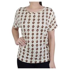 Blusa Feminina Hering Estampada Bege Claro - 4DJT-Feminino