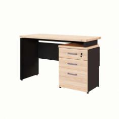 Escrivaninha Yaris 3 GV Calvi e Preta 120 cm - GEBBWEB