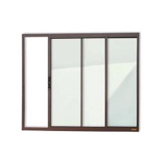 Janela Confort 2 Folhas Vidro Liso 80cm X 100cm Brimak