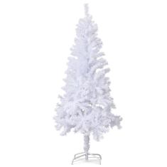 MoNiBloom Árvore de Natal artificial, árvore de Natal completa com 400 pontas de ramo de PVC, árvore de Natal para decoração de festa de escritório em casa, decoração festiva para atividades ao ar