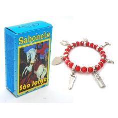 Kit Sabonete Proteção e Pulseira Ogum Ajustável - Flash