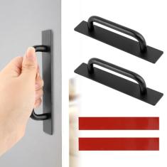 Pacote com 2 alças adesivas autoadesivas de armário instantâneas puxadores de armário de 14,8 cm puxadores de gaveta puxadores de puxar ajudante puxadores de porta de tela deslizante para armário de