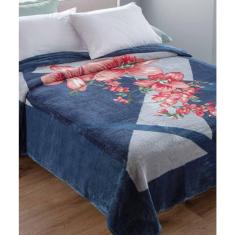 Cobertor Casal Jolitex Ternille Kyor Plus Genova 180x220m Azul