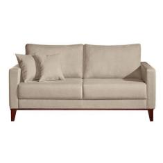 Sofá 2 lugares Kivik Linho Liso Bege - Keva