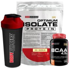 Kit Optimum Isolate Whey Protein 2Kg+ Bcaa 100G - Bodybuilders