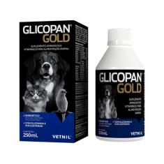 Glicopan Gold 250ml Vetnil - Suplemento Vitaminico