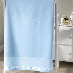 Toalha de Banho Velour Jacquard Baby Liso 70cmx1,15m -Dohler