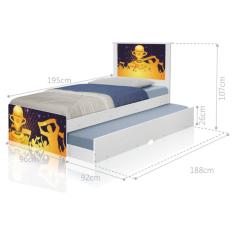 Bicama Juvenil Adesivada Futebol Troféu