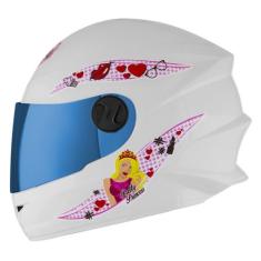 Capacete Fechado Mixs Start Infantil Selfie, BRANCO, 54