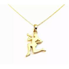 Colar Gargantilha Fitness Academia Folheado A Ouro 18k - Milena Folhea