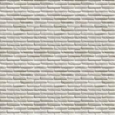 Papel De Parede Pedra Tijolos Brancos Autocolante Sala